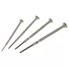 C.K Tools T4852P Präzisions-Schraubendreher-Set, 4-teilig, Schlitz, 2,0/2,5/3,0/3,5 mm, Chrom-Vanadium, Zweikomponenten-Griff
