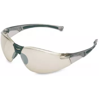 Honeywell Safety 1015350 Schutzbrille mit verspiegelter Silberlinse, Seiten- und Oberschutz, kratzfest, UV-Schutz, EN 166