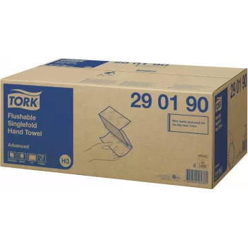 Tork 290190 Advanced 2-lagige Handtuchrolle, Weiß, 150 m, 6 Rollen