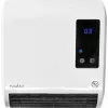 Nedis HTBA20WT Keramik-Heizlüfter 1500 W Weiß/Grau für bis zu 20 m²