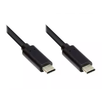 EXSYS EX-K1585-0.5 USB-C auf USB-C Kabel 0,5m Schwarz