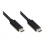 EXSYS EX-K1585-0.5 USB-C auf USB-C Kabel 0,5m Schwarz