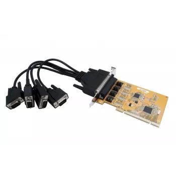 EXSYS 4-Port RS-232 PCI Serielle Karte mit FTDI Chipsatz (EX-41084)