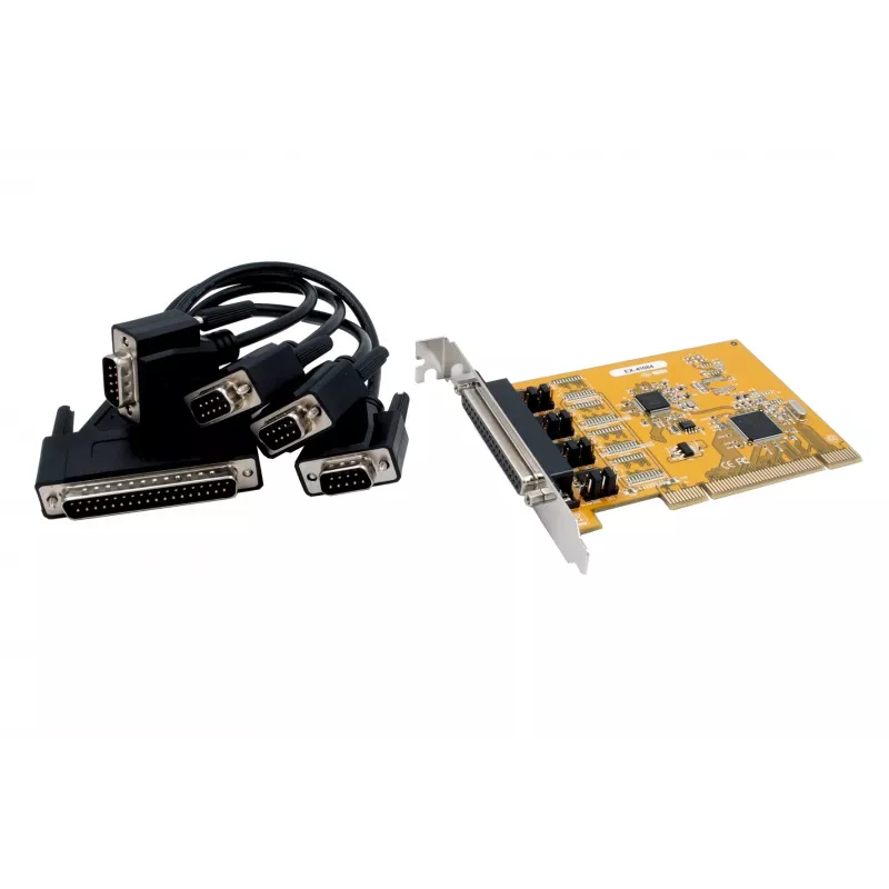 EXSYS 4-Port RS-232 PCI Serielle Karte mit FTDI Chipsatz (EX-41084)