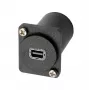EXSYS EX-49169 D-Typ Adapter Mini DisplayPort Buchse zu DisplayPort Buchse Panel-Montage