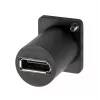 EXSYS EX-49169 D-Typ Adapter Mini DisplayPort Buchse zu DisplayPort Buchse Panel-Montage