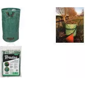 Bradas PICK-UP faltbarer Gartenbeutel 270L grün reißfest wasserabweisend TQ-B270