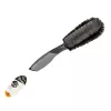 Bradas ES2611 Radbürste, Kunststoffgriff, Anthrazit, dicke weiche Borsten, 290 mm