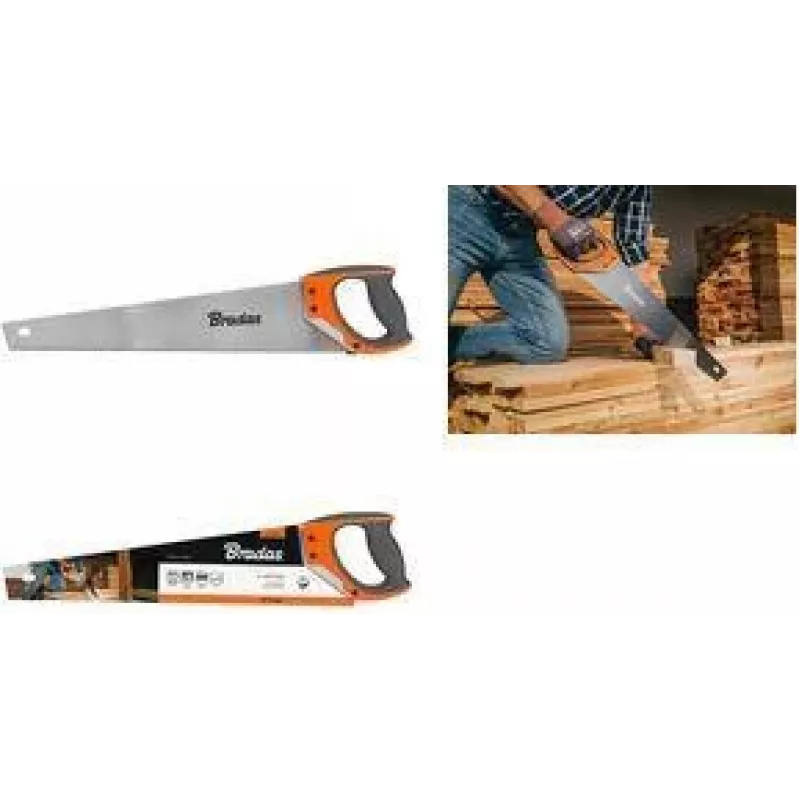 Bradas V-SERIES Handsäge 500 mm SK5 gehärteter Stahl dreifach geschliffene Zähne KT-V1407