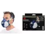 3M Wiederverwendbare Halbmaske Atemschutzmaske 4279+, ABEK1P3, Blau/Weiß, Wartungsfrei, Integrierte Filter 4279-1