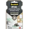 3M Scotch-Fix Innenbereich Montagequadrate 25 mm x 25 mm Weiß (12er-Pack) 7100263584