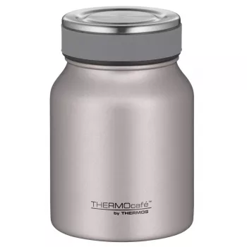 THERMOS TC Food Jar 0,5L Rosé vakuumisolierter Edelstahl Lebensmittelbehälter, auslaufsicher, gummierte Oberfläche 4077.371.050
