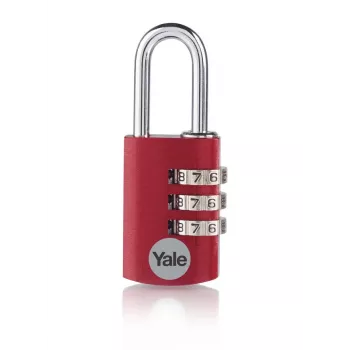 Yale YE3CB/38/131/1/CO 38mm rotes Kombinationsvorhängeschloss