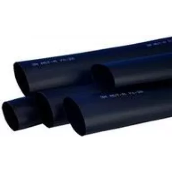 3M MDT-A 120/40-B Mittelwandiger, klebstoffbeschichteter Wärmeschrumpfschlauch, 3:1, 120mm bis 40mm, 1m, Schwarz