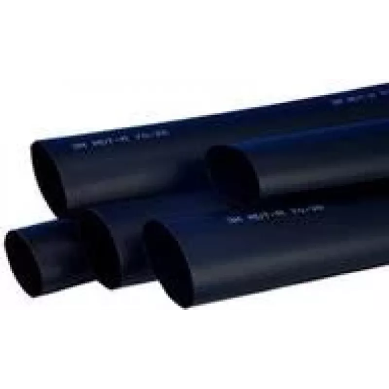 3M MDT-A 120/40-B Mittelwandiger, klebstoffbeschichteter Wärmeschrumpfschlauch, 3:1, 120mm bis 40mm, 1m, Schwarz