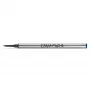 Caran d'Ache 8222.160 Tintenroller-Ersatzmine, F, blau, Stahlspitze, für Tintenroller 849