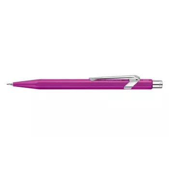 CARAN D'ACHE 844 Colormat-X Druckbleistift 0,7 mm, violettes satiniertes Aluminium Sechskant-Gehäuse 844.605