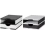 Styro 268-0102.0905S Schreibtischablage Polystyrol Schwarz / Weiß