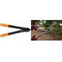 Bradas Amboss-Astschere V-SERIES SUPER LIGHT Anthrazit/Orange, Ambossklinge mit Schutzbeschichtung, 1 Stück (KT-V1260)