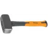 Bradas DIY-HF5100 Fäustel, 1000 g Kopf, Anthrazit/Orange, 280 mm Fiberglasstiel mit rutschfestem TPR-Griff, 1 Stück
