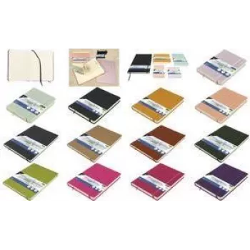 KANGARO Skizzenbuch, PU Hardcover, DIN A4, Ockergelb, 80 Blatt, 140 g/m², Creme, Säurefrei, 1 Stück (K-861241)