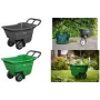 Bradas HANDY-GO Garten-Schubkarre 90 L Grün, 150 kg Tragkraft, Kunststoffwanne, Stahlrahmen, Luftrad TQ-WB090GR
