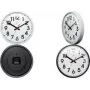 NEXTIME NXT Quarz-Wanduhr 260 mm schwarzes Gehäuse weißes Zifferblatt 7308ZW