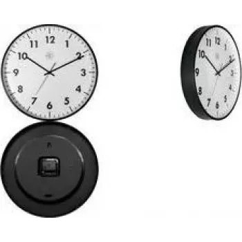 NEXTIME STIL Quarz-Wanduhr 400 mm weißes Zifferblatt schwarze Zeiger 7317-V2