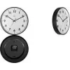 NEXTIME STIL Quarz-Wanduhr 400 mm weißes Zifferblatt schwarze Zeiger 7317-V2