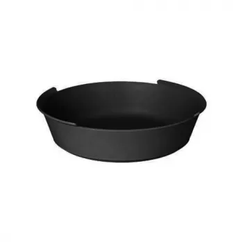 PAPSTAR Circulware Mehrwegschüssel, rund, 800 ml, schwarz, Polypropylen mit 30% mineralischen Füllstoffen, 1 Stück (97018)
