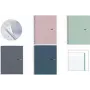 MIQUELRIUS College Block Notizbuch THE ORIGINAL, DIN A4, Sand kariert, 80 Blatt, 90 g/m², Spiralbindung MR46578
