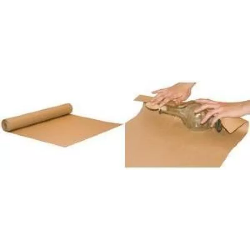 RAADHUIS Kraftpapierrolle, 500 mm x 250 m, 70 g/m², Braun gestreift, 1 Stück RD-351182