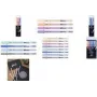 SAKURA Gelly Roll Moonlight Pastel Gelstift-Set, 8 verschiedene fluoreszierende Farben, 0,5 mm feine Spitze POXPGBMOO8