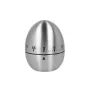 Metaltex Mechanischer Eieruhr, Eierförmig, Edelstahl, 60 Minuten, Silber 259221000