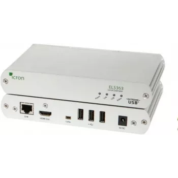 Icron EL5363 KVM Extender 4K30 HDMI USB 2.0 Cat5e/6/7 100m EU 00-00387