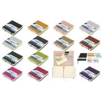 Kangaro Skizzenbuch, 80 Blatt, 120 x 120 mm, ockergelber PU-Hardcover, 140 g/m² cremefarbenes Papier, 1 Stück (K-861201)