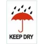 RILLPRINT KEEP DRY Permanentklebe-Warnetiketten, Weiß/Rot/Schwarz, 74 x 105 mm, 500 Etiketten pro Rolle 76960