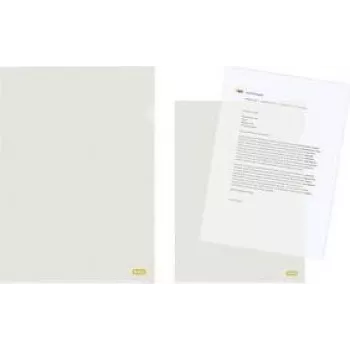 ELBA Recycling Dokumentenhülle DIN A4 0,10 mm transluzent oben/rechts offen (100er Pack)