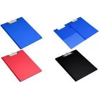 PAVO Klemmbrettmappe A4 Schwarz mit PVC-Beschichtung und Hebelklemmung 8013722