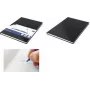 KANGARO K-5520 A4 Notizbuch, 80 Blatt, liniert, schwarzer Hardcover, 80 g/m²