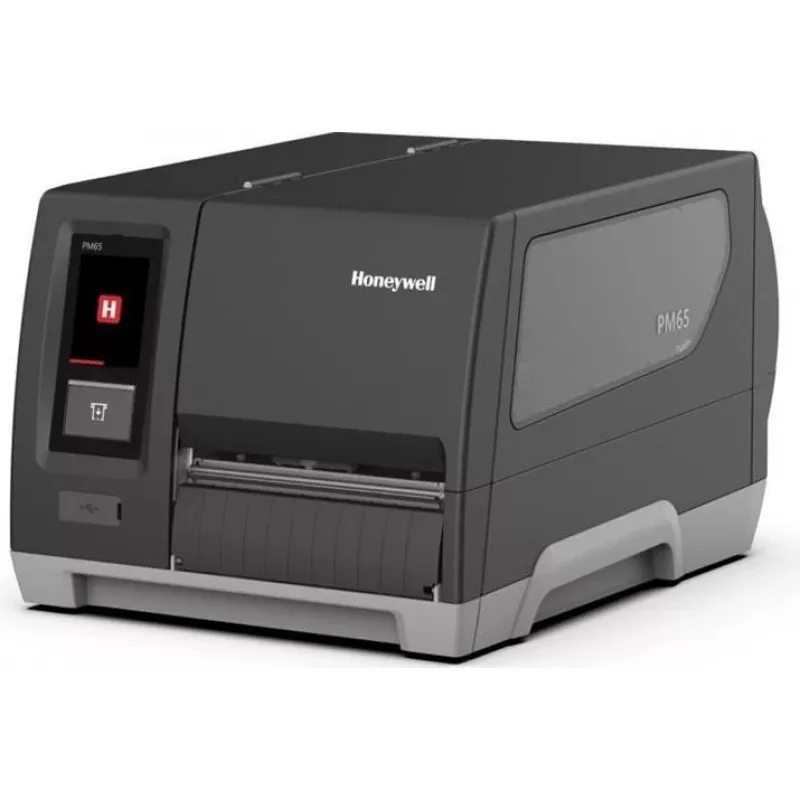 Honeywell PM65 Industrieller Thermodrucker für Etiketten, 203 dpi, Rewind, LTS, Spender, RTC, USB, RS232, Ethernet