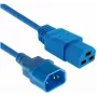 ACT Netzkabel C14 auf C21 IEC 60320 Blau 3 m (AK5384)