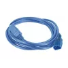 ACT Netzkabel C14 auf C21 IEC 60320 Blau 3 m (AK5384)