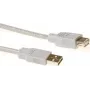 ACT SB2198 USB 2.0 Verlängerungskabel USB-A Stecker auf USB-A Buchse, 1,8 m, Elfenbein