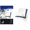 KANGARO Kohlepapier DIN A4, 100 Blatt, Blau, 210 x 297 mm, Manuelles Handschreiben K-7800478