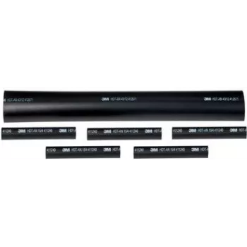 3M TE100050984 Wärmeschrumpfschlauch 12,7mm Schwarz 4er-Pack