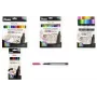 Pentel Arts Pointliner Fineliner-Stift-Set, 0,4 mm, wasserbasierte Tintenfarbe, 12 verschiedene Farben, wiederverwendbare Box (S40-12)