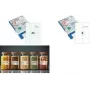 RILLPRINT Universal-Etiketten 210 x 99 mm Transparent Selbstklebend für Tintenstrahl-, Laser- & Farblaserdrucker - 1 Packung (83251)