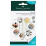 Faber-Castell Tack-It Klebeknete, ablösbar & wiederverwendbar, Weiß, 84 Stück (589150)