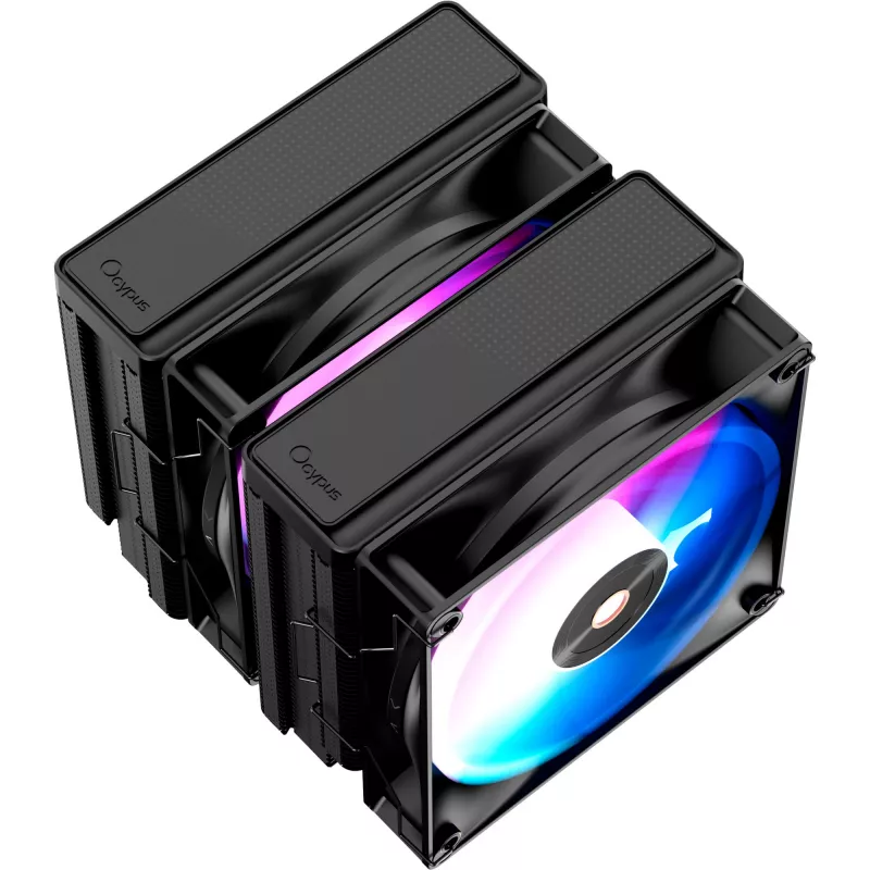 Ocypus Delta A62 ARGB Schwarz 120 mm PWM Gehäuselüfter
